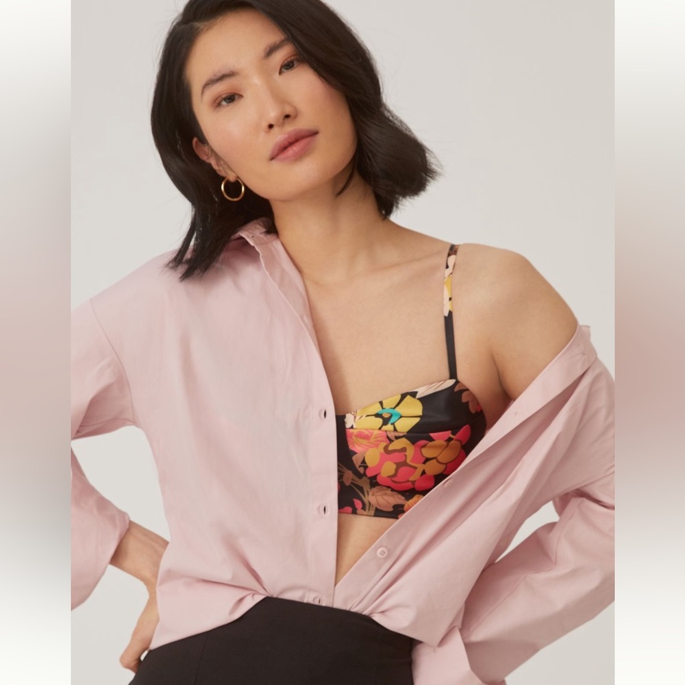 NWT - Buttondown Bralette Set